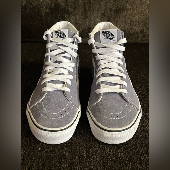 Vans SK8-HI Suede/Canvas Shoes Blue Color- Men’s Size 7 - Picture 2 of 14